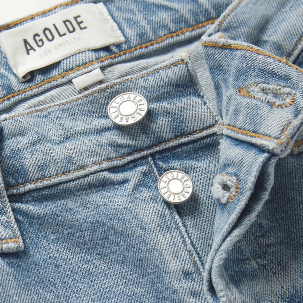 Agolde Riley High Rise Crop size 26 - Picture 4 of 11